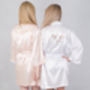 Satin Robe Perfect For The Bridal Party, thumbnail 10 of 10