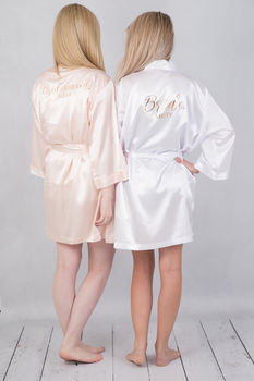 Satin Robe Perfect For The Bridal Party, 10 of 10