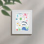 Personalised Under The Sea Children’s Nursery Framed Print, thumbnail 9 of 10