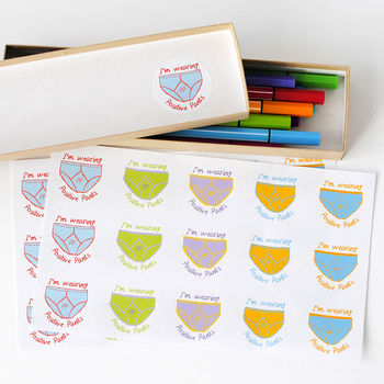 Positive Pants Sticker Sheets, 4 of 8