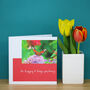 Personalised Water Lily Flower Card, thumbnail 5 of 8