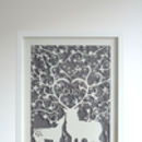 framed 'home sweet home' floral paper cut print by laura m ...