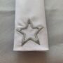 Embroidered Star Napkin, thumbnail 2 of 2