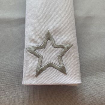 Embroidered Star Napkin, 2 of 2