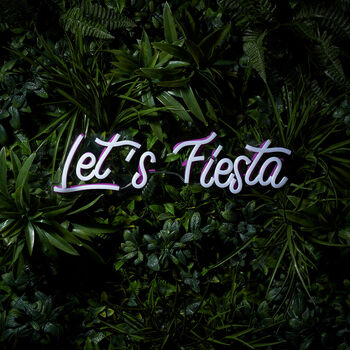 Let's Fiesta Neon Wall Light, 2 of 2