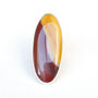 Mookaite Oval Gemstone Ring Set In Sterling Silver, thumbnail 3 of 4