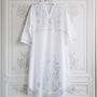 Women's Renaissance White Cotton Nightdress, thumbnail 1 of 5