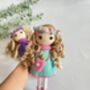 Stunning Handmade Doll With Curly Hair, thumbnail 11 of 11