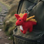 Handmade Felt Red Dragon Keyring Decoration, thumbnail 1 of 5