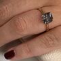 Cushion Cut Spinel And Yellow Gold Ring, thumbnail 1 of 5