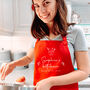 Personalised Women Kitchen Apron For Her, thumbnail 6 of 6