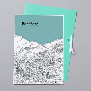 Personalised Hertford Print, 9 of 10
