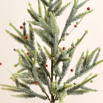 Beaded Pine Tree Standing Decoration, 2 of 2