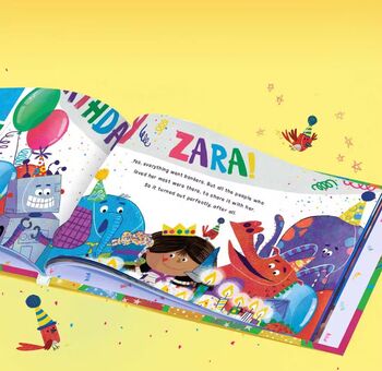 Hooray! It's Your 6th Birthday! Personalised Kids Book, 2 of 9