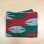 Handwoven Nepali Dhaka Pouches, Fair Trade Colourful Purses, thumbnail 3 of 9