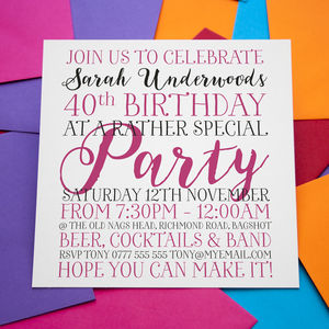 birthday invitations for adults