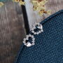 Gift Bag Sterling Silver 50th Hearts Earrings, thumbnail 4 of 7