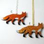Wooden Fox Pendant Necklace, thumbnail 6 of 7