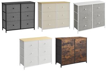 Six Drawer Fabric Dresser For Bedroom Or Nursery, 12 of 12