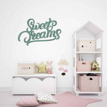 Sweet Dreams Wooden Wall Sign For Cozy Bedtime Vibes, 11 of 12