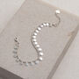 Sterling Silver Sequin Charm Bracelet, thumbnail 2 of 5