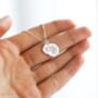 30th Birthday Gift For Her, Compass Necklace In Sterling Silver, thumbnail 1 of 5