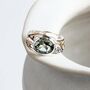 Green Amethyst Ring With Leaf Motif, thumbnail 1 of 8