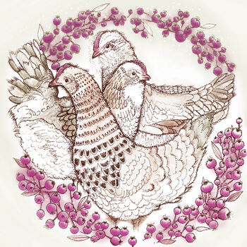 'French Hens' Print, 3 of 3