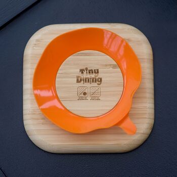 Personalised Dinosaur Bamboo Suction Plate, 2 of 2