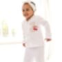 Cherry Birthday Embroidered Personalised Pyjamas Choice Of Ages Available, thumbnail 3 of 9