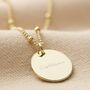 9ct Gold January Birthstone Necklace, thumbnail 6 of 12