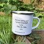 Enamel Gardening Mug, thumbnail 2 of 3