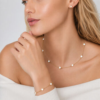 Clover Chain Necklace, 4 of 7