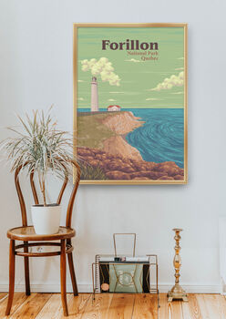 Forillon National Park Quebec Canada Travel Poster, 5 of 8