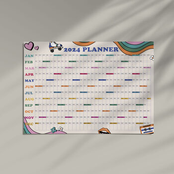 2024 Year Wall Planner | Whole Year Calendar, 6 of 7