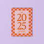 2025 Checkerboard Calendar Pink, thumbnail 4 of 4