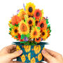 Sunflower Pop Up Card For Celebrations And Greetings, thumbnail 2 of 5