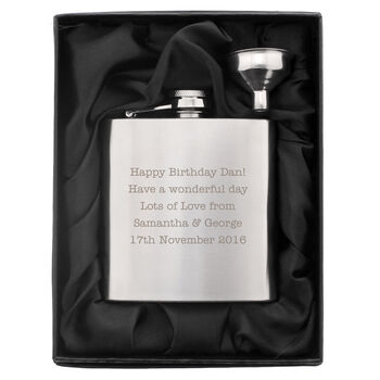 Personalised Retirement Hip Flask, 2 of 5