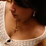18 K Gold Cross Pendant Necklace, thumbnail 6 of 8