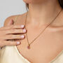 Pink Swarovski Crystal Single Stone Pendant Necklace, thumbnail 6 of 6