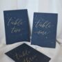 Personalised Celestial Wedding Table Number Name Card, thumbnail 3 of 5