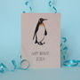 Personalised Penguin Birthday Card, thumbnail 2 of 2