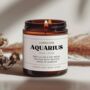 Aquarius Birthday Gift Funny Candle Zodiac Gift, thumbnail 1 of 7