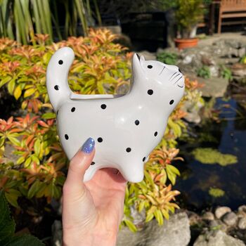 Ceramic Cat Small Planter, 9 of 10