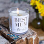Best Mum Personalised Mothers Day Candle, thumbnail 4 of 6