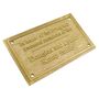 Personalised Memorial Brass Wall Plaques, thumbnail 4 of 8