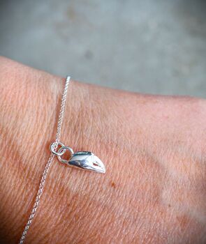 Sterling Silver Crab Claw Bracelet, 3 of 5