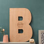 Personalised Wooden Letter Guest Book, thumbnail 2 of 7
