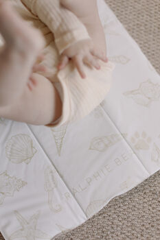 Seashell Compact Folding Travel Mat, 2 of 5