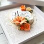 Extra Special Floral Mother’s Day Card. Boxed. Shades Of Orange, thumbnail 5 of 8